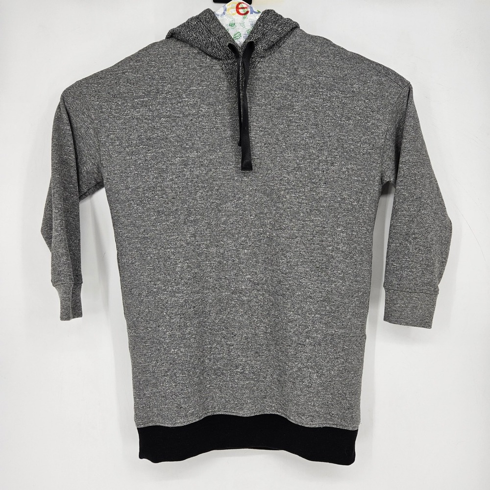ATM Anthony Thomas Melillo Hoodie Womens‎ Small Sweatshirt Dress Charcoal